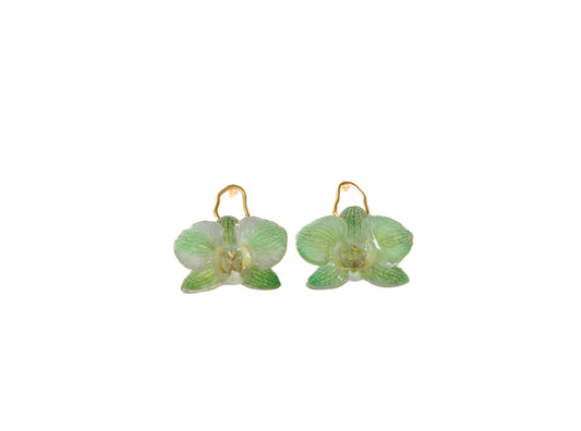 Orchid earrings